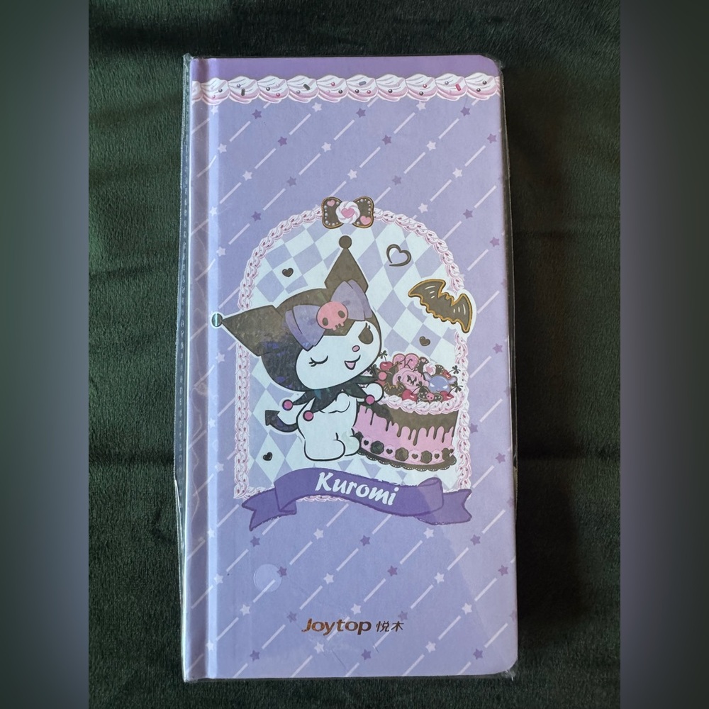 Sanrio Kuromi Pink and Black Design Journal and Notepad Bundle